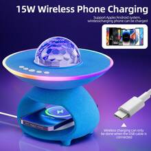 Moderne RGB Projektionslampe - Dekorative Tischlampe, USB aufladbarer Lautsprecher, perfektes Festival-Geburtstagsgeschenk für Freunde