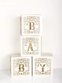 Boîte de ballons lettre BÉBÉ, décoration de baby shower, boîte de décoration pour révélation du sexe, boîte cadeau, accessoires de photographie, décoration d'arrière-plan, décoration d'anniversaire, décoration de mariage, décoration de maison, décoration de chambre, décoration de fête, accessoires de fête, décoration de baby shower, décoration familiale, cadeaux, cadeaux d'anniversaire