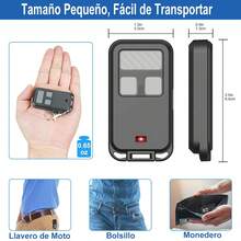 2 Pcs Universal Electric Gate Remote Control 893max, Universal For Garage Doors From 1993 To The Present - Black - View 5