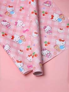 1 张 19.7 英寸 X 27.5 英寸圣诞礼品包装纸，Sanrio Hello Kitty、Melody、Kuromi 和 Cinnamoroll 礼品包装纸，19.7 英寸 X 27.5 英寸，耐用卡通图案纸，适合节日礼物、圣诞派对装饰。 - 彩色 - 查看 15