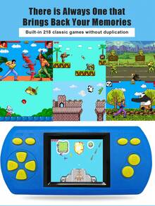 1pc Handheld Game Console With 218 Built-In Old-Fashioned Childhood Memory Games 2.2-Inch Electronic Color Screen Small Portable Nostalgic PSP Mini Retro Handheld