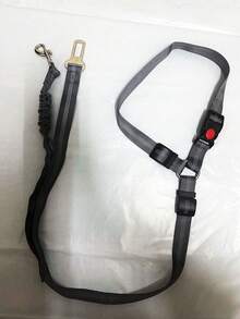 可调节二合一宠物汽车安全带和安全带 - 耐用涤纶，可手洗，带扣和弹性减震器，非常适合带狗旅行 狗汽车座椅 汽车座椅套 狗汽车座椅套 宠物汽车座椅 - 彩色 - 查看 11