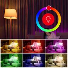9W LED Smart Bulb, Voice Control, RGB Lighting/Adjustable White Light 2700K-6500K, APP Timer On/Off, Universal Home LED Bulb 850LM