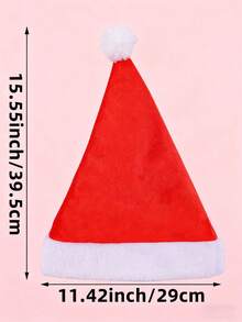 Personalized Custom-Made Christmas Hat With Plush Edge For Adults And Children, Santa Claus Hat, New 2025 Style