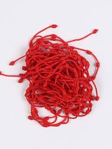 Bộ 24 vòng tay dây đỏ có thể điều chỉnh, vòng tay 7 nút thắt thủ công, vòng tay xếp chồng cổ điển, phụ kiện vòng tay thời trang cho các cặp đôi và bạn bè, vòng tay tình bạn, vòng tay cặp đôi, bộ vòng tay may mắn dây đỏ, bao bì thiệp, thích hợp làm quà tặng hoặc đeo hàng ngày - bộ vòng tay - Xem 14