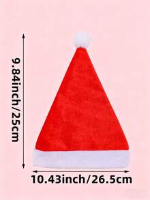 Personalized Custom-Made Christmas Hat With Plush Edge For Adults And Children, Santa Claus Hat, New 2025 Style