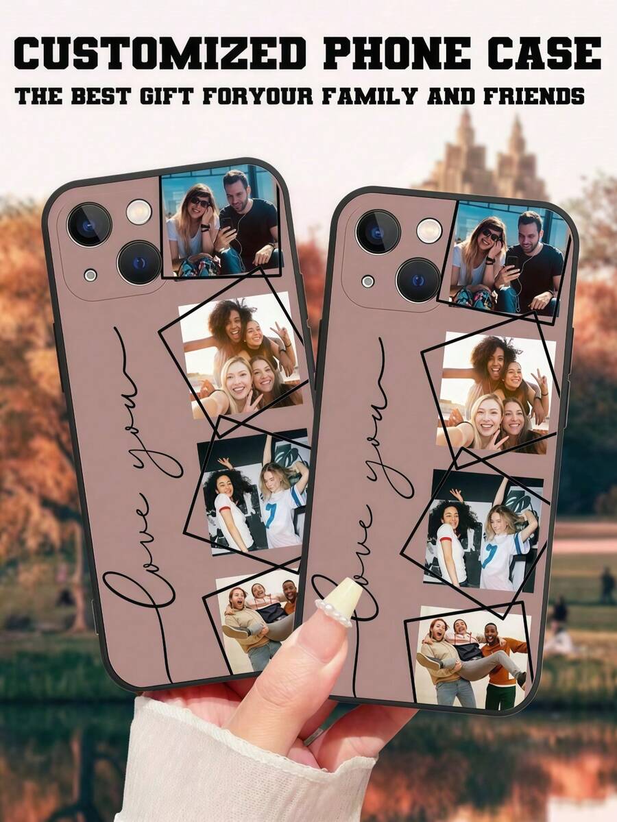 1 ốp lưng điện thoại TPU chống sốc tùy chỉnh, tương thích với Apple 16/15/14/13 Plus Pro Max Pro/OPPO/Redmi/, có thể tùy chỉnh với ảnh cá nhân, hoạt hình, nhân vật game, người nổi tiếng. Lý tưởng làm quà tặng Giáng sinh/Lễ Tạ ơn/Halloween/Ngày lễ tình nhân/Lễ Phục sinh cho bạn trai/bạn gái/gia đình/bạn bè. - màu đen - Xem 1