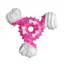 Durable Dog Chew Toy For Teeth Cleaning - Durable Nylon Teeth Stick With Interactive Puzzle Design, Perfect For Small And Medium Dog Breeds, Promotes Healthy Chewing And Play, Suitable For Aggressive Chewers - Màu Hồng Tươi - Xem 11