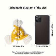 Durable Dog Chew Toy For Teeth Cleaning - Durable Nylon Teeth Stick With Interactive Puzzle Design, Perfect For Small And Medium Dog Breeds, Promotes Healthy Chewing And Play, Suitable For Aggressive Chewers - 藍色 - 查看 2