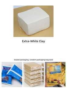 500g/Pack Pottery Clay Material Kit, Air-Dry Modeling Clay For DIY Crafts, Multiple Colors Available, Supplies For Pottery Arts & Crafts Tutorials
