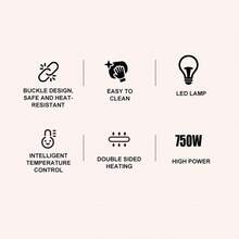 SOKANY 08133 Multifunktions-Sandwichmaker, Eiertörtchen-Maker, Waffeleisen. 750W Hochleistung, 6 Stücke antihaftbeschichtete Backplatte. Beidseitiges Heizen. Geeignet zum Backen von Eiertörtchen, Waffeln, Kuchen und anderen Desserts. Ideal für den Hausgebrauch, auch einsetzbar für Frühstück und Nachmittagstee in Restaurants. Unverzichtbares Backwerkzeug für die Küche.