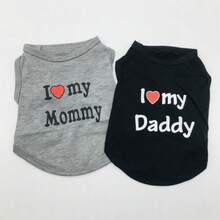 Chaleco con estampado de perro, camiseta para mascotas para perros pequeños/medianos, camiseta informal - Multicolor - Ver 6