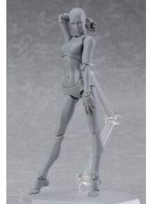 1 件 PVC 艺术人偶，精致的 BJD 身体，苗条的肌肉男/女收藏娃娃 - 动漫爱好者的理想选择，模特姿势 | 艺术表达 | 复杂的铰接结构，动漫角色 - 彩色 - 查看 11