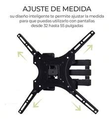 Adjustable TV Stand Black Color From 32 Inch To 55 Inch - Black - View 1