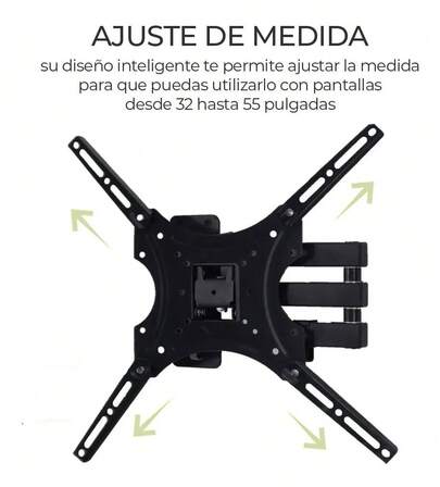 Soporte Para TV Ajustable Color Negro de 32 inch - 55 inch