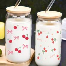 Glass Cup, High Borosilicate Glass, Sealed Bamboo Lid And Straw Cup, Reusable, Cold And Heat Insulation,Summer Outdoor, Suitable For Offices And Schools, For Coffee, Tea, Beer, Juice, Hot And Cold Drinks, Smoothies, Etc. Suitable For Parties, Festivals, Thanksgiving, Teachers' Day, Halloween, Christmas, Festival Gifts, For Mom, Lover, Boyfriend And Girlfriend Best Friend, A Gift For The Bride. Coffee Cup, Mug, Water Bottle