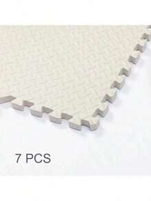 14PCS/9PCS/7PCS 30 * 30cm/11.81 * 11.81 Inch Splicing White Foam Floor Mats, Multi-Function EVA Foam Tiles, Indoor Household Spliced Fitness Mat, Thickened Anti-Slip Pressure Resistant High-Density Shock Pad. [Product Has A Short Production Cycle, It Is Recommended To Place The Product In A Ventilated Area To Dissipate The Material's Own Odor Before Use] - Multicolor - View 16