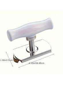 1 Stück Edelstahl rutschfester Dosenöffner, leistungsstarker Öffner-Set, geeignet für Küche & Badezimmer
