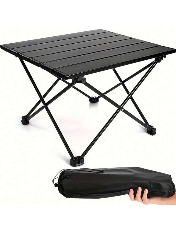 1pc Picnic Camping Outdoor Folding Table Night Market Stall Portable Iron Surface Iron Pipe Bracket Folding Egg Roll Table Fall Decorations Long Sleeve Bodysuit Christmas