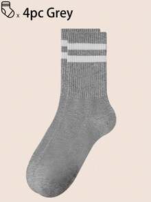 40只/30只/24只装男女通用舒适运动袜，男士长袜适合运动和训练，女士长袜适合休闲和商务穿着，抗菌、柔软、黑白配色、防臭、吸湿排汗、轻便舒适，适合秋冬季节穿着，20只/10只/8只/6只/4只/2只装，秋季 - 彩色 - 查看 25