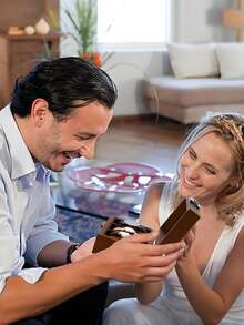 Chinese Style Watch Box 3 Compartments Transparent Cover Fashion Chinese Style Watch Storage Box Men's Birthday Gift