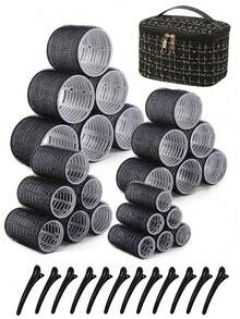 4 Con Lăn Tóc Kích Thước Cho Nữ, Con Lăn Tóc Uốn Tóc Dài Trung Bình Ngắn, Con Lăn Tóc Tự Cầm Lớn Trung Bình Nhỏ Với 24 Con Lăn 12 Kẹp 1 Túi Đựng Mỹ Phẩm, Con Lăn Tóc, Lược Tóc Xoăn, Con Lăn, Sản Phẩm Tóc Xoăn, Con Lăn Cho Tóc, Tóc Xoăn, Dụng Cụ Làm Tóc Xoăn, Con Lăn Tóc, Tóc, Con Lăn Tóc, Tóc Xoăn Không Nhiệt, Con Lăn Không Nhiệt, Con Lăn Tóc, Thợ Cắt Tóc, Dụng Cụ Làm Tóc, Sản Phẩm Làm Tóc, Phụ Kiện Tóc, Con Lăn Tóc, Phụ Kiện Thợ Cắt Tóc, Du Lịch, Con Lăn, Đồ Làm Tóc, Phụ Kiện Tóc, Sản Phẩm Tóc Xoăn, Con Lăn Cho Tóc, Thiết Bị Làm Tóc, Phụ Kiện, Tóc Xoăn, Dụng Cụ Làm Tóc Xoăn, Con Lăn Tóc, Giáng Sinh, Tiệm Hớt Tóc, Máy Uốn Tóc, Phụ Kiện Thợ Cắt Tóc, Phụ Kiện Tóc, Máy Uốn Tóc, Làm Tóc, Sóng Không Nhiệt, Du Lịch Những thứ cần thiết,Những thứ cần thiết khi đi du lịch,Kiểu tóc,Làm tóc - Nhiều màu - Xem 1