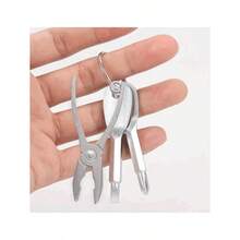 3pcs Mini Screwdriver Set With Keychain, Adjustable Metal Pocket Tool Kit, Suitable For Camping Accessories, Multifunctional Mini Wrench Keyring - Universal Tools For Car, Bicycle, Motorcycle Repair - Creative Gifts For Men - 彩色 - 查看 8