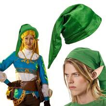 1pc/2pcs Fleece Hat, Can Be Matched With Elf Ears, Available In Green And Red, Suitable For Holiday Party Costumes Such As Christmas And Halloween Storybook Character Costume For Adults - Multicolor - View 8