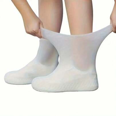 1 Pair Of Shoe Covers - Waterproof, Reusable And Non-Slip, Unisex |   Durable, With Good Elasticity, Easy To Clean