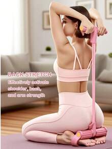 Home Fitness Resistance Belt Set - EVA Fabric, Mild Tension, Stackable, Comprehensive Body Exercise, Core And Upper Body Strength Training, Improved Flexibility, Fitness Equipment - Multicolor - View 4