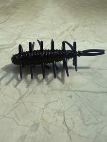 1 件/6 件/10 件，5.8 厘米/2.28 英寸仿真诱饵软饵虾，虾形软饵，模拟鱼尾运动，硅胶鱼饵，适用于淡水和咸水以及黑坑，黑鲈钓鱼设备，捕食者诱饵软尾蛆仿饵，假饵铅头钩 - 彩色 - 查看 13