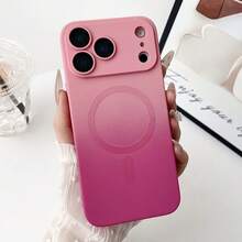 Tương thích với iPhone 17 Pro Max, 17 Pro, 17 Air. Ốp lưng silicon mờ gradient thời trang có nam châm, phù hợp với Apple 17, 16, 15, 14, 13, 12, 11 Pro Max Plus, 16E. Cũng thích hợp cho S25Ultra S26Ultra A37 A57 A56 A55 A16 A17 S25FE. Quà tặng mùa hè cho điện thoại Apple 17. - Hồng - Xem 6