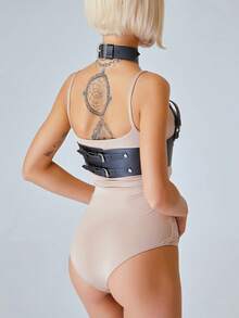 Leather Cage Bra  Bondage Harness Sexy Chest Leather Belt Valentine's Day Gift Ladies' Harness Leather