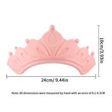1pc Baby Shampoo Cap, Silicone Adjustable Ear & Eye Protection Wash Hair Hat, Suitable For Daily Use, Multiple Colors Available (Note: Head Circumference Cannot Be Less Than 13cm, Too Small Will Slip, Suitable For Ages 1 Year And Above) - Multicolor - View 10