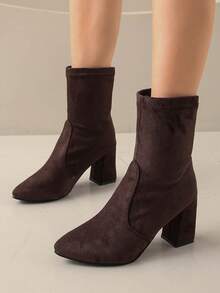 SOCTU Women Ankle Boots & Booties - Brown - View 6