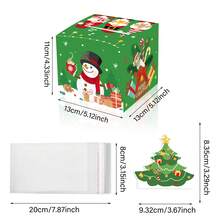 1pc Green Christmas Tree Shaped Money Box, Unique Christmas Gift Cash Box, Surprise Box