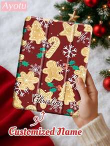 Ayotu Customized Christmas IPad Protective Case, Suitable For Christmas Gift Customization, Tablet Protective Case Compatible With IPad 10th Generation, IPad 7/8/9 10.2 Inch, Galaxy Tab S7/S8 11 Inch, / DIY Tablet Protective Shell, Built-In Pen Slot, Support Sleep/Wake, Customized Gift For Kids, Family, Pets, Birthday, Anniversary, New Year, Back To School