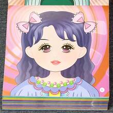 公主装扮贴纸趣味贴纸书、贴纸艺术、儿童手工DIY活动书