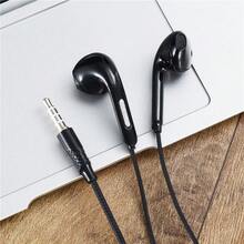 黑/白/红/蓝4色新款3.5mm有线耳机，内置麦克风，音量可调，半入耳式，高清通话，音乐播放，适合学生礼品耳机，跑步运动礼品耳机，兼容/小米/荣耀/Oppo/Vivo/三星/华为等安卓智能手机