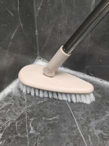 1pc Telescopic Floor Squeegee + Floor Brush Magic Broom, Household Scraper, Bathroom Squeegee, Large Size Floor Scraper, Suitable For Indoor Cleaning, Glass, Hair, Fine Dust, Liquid, Smooth Floors - Multicolor - View 10