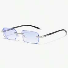 1 件 2024 新款时尚钻石边无框眼镜，中老年人防疲劳眼镜，四季皆宜