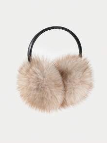 1pc Men's Plush Ear Warmer, Versatile And Fashionable Cold Weather Accessory