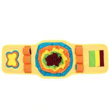 Estera de olfateo en forma de reloj, juego de búsqueda de olfato del paraíso del sabueso, juego de rompecabezas interactivo, juguete para masticar, adecuado para todas las estaciones - Multicolor - Ver 17