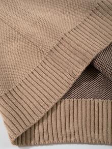 Áo len nam Andreilee dáng rộng, chất liệu nhẹ, cổ tròn, in họa tiết, thích hợp cho mùa xuân, thu và đông. - màu nâu - Xem 9