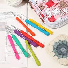 81pcs/Set Crochet Hook Kit, Includes Ergonomic Handle Hooks, Colorful Metal Needles, Fabric Storage Bag And Abundant Accessories, Crochet Organizer Bag, Suitable For DIY Knitting - Ideal For Beginners And Enthusiasts, Perfect Gift - Multicolor - View 8