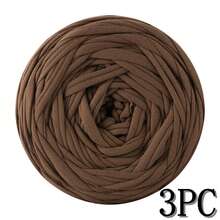 1/3 Pcs T-Shirt Yarn, Woven Fabric Knitted Yarn, Used For Crocheting And Knitting Bags, Cushions, Dolls, Handicraft Crochet Projects - Multicolor - View 20