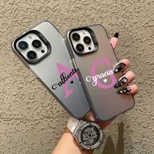 Customizable Matte Black Wedding Phone Case, Compatible With Apple XR, 11, 13, 14, 15 And 16 Pro Max. It Is Clear, Fashionable, Vibrant In Color, Cute, Minimalist, And Perfectly Matches Your Phone. It Is A Unique Personalized Gift For Friends, Girlfriends And Mothers.