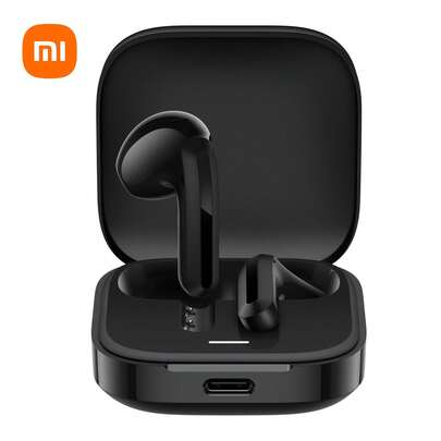 Xiaomi Ear Buds Buds 6 Active: 14.2mm Dynamic Drivers, 30-Hour Battery, IPX4 Waterproof & Dual-Mic Noise Reduction- Black