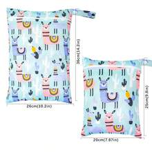 2 Sacos Impermeáveis (Tamanho M + Tamanho P), Impermeáveis e Reutilizáveis, com Zíper, para Viagem, Praia, Piscina, Natação, Fraldas de Bebê, Roupas Molhadas de Academia e Yoga, Roupas de Banho, Lenços Umedecidos, Presentes para Mulheres, Presentes de Natal, Ideias de Presentes para Mulheres