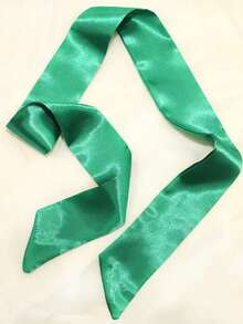 半条装女士长款装饰围巾 - 纯色时尚发带，发饰 - 优雅的办公颈巾，适合休闲和正式场合、海滩、度假 - 彩色 - 查看 12